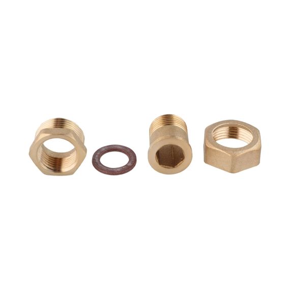 Згін-американка пряма посилена LexLine 1/2" ВЗ латунна УК0801-В | Зображення 3