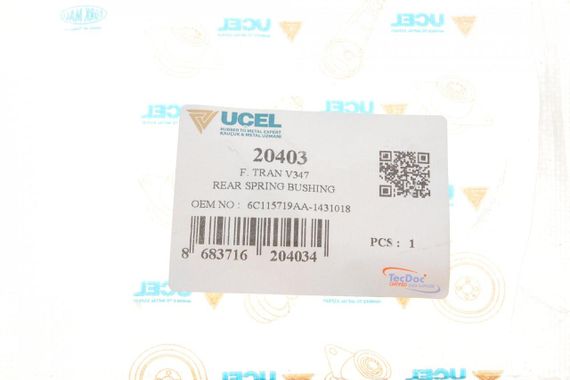 Сайлентблок ресори передньої Ford Transit 06- 350S RWD  односкатн.  20403 | Зображення 4