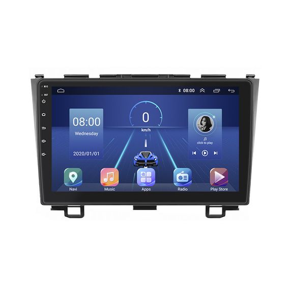 Штатная магнитола Lesko для Honda CR-V III Рестайлинг 2009-2012 экран 9" 6/128 4G Top Хонда