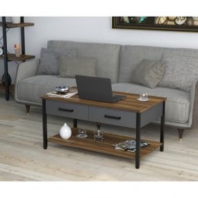 Стол журнальный Loft Design L-6 орех модена