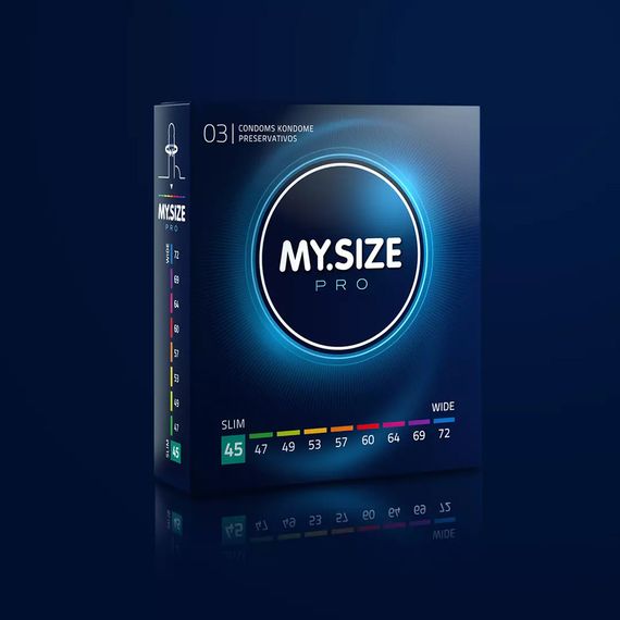 Презервативи - My.Size Pro 45, 3 шт. Sex Aura
