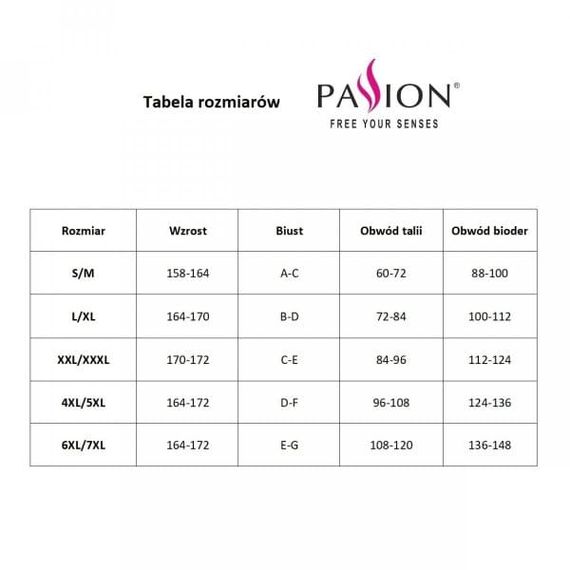 Боді Passion Deliena Body Чорне L/XL | Зображення 5