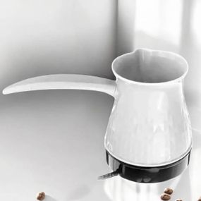 Турка електрична кавоварка 500мл 600Вт Sokany SK-219 Біла