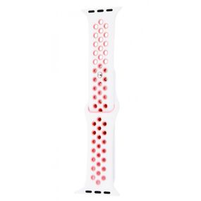 Ремінець Apple Watch Sport Nike+ 42/44/45/49 mm white/pink sand