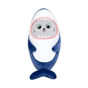 Детская мягкая игрушка "Кот в костюме акулы" K15252, размер 25 см