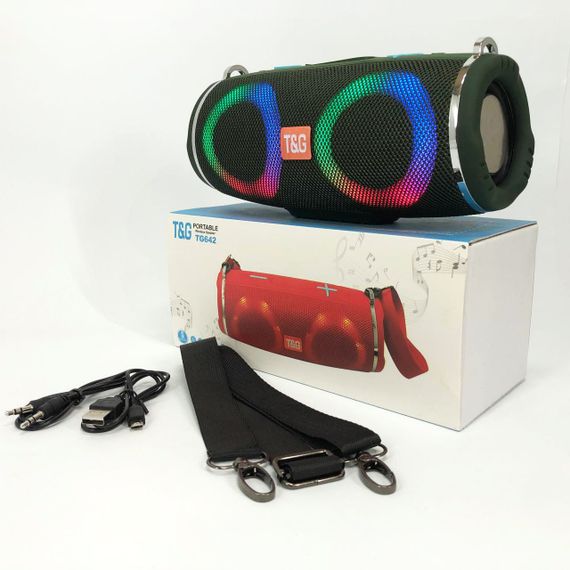 Блютуз-колонка з usb-портом TG642, Акумуляторна bluetooth колонка, Колонка з акумулятором FV-61 | Зображення 8