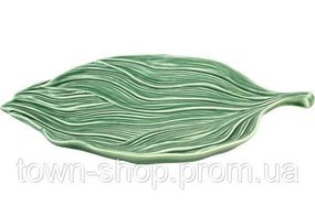 Набор 2 сервировочных блюда Bordallo Pinheiro Leaf 31х20см Зеленые TR-65003474