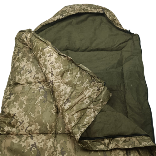 Спальный мешок Kiborg Alfa Fleece пиксель -20С 85*210 | Зображення 3