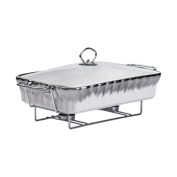 Марміт 2 літри прямокутний керамічний марміт з підігрівом | Зображення 1