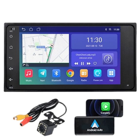 Штатна автомагнітола Toyota Highlander 2015 (10") Android 10.1 (4/32) чорний (MER-14133_5616) | Зображення 2