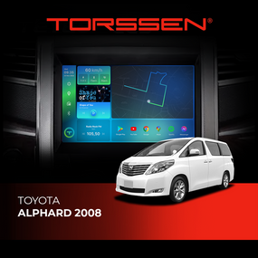 Штатна магнітола Torssen 2K Toyota Alphard 2008 F96128 4G Carplay DSP