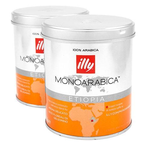 Кава мелена illy Ethiopia 125 гр з/б Італія Іллі Ефіопія | Зображення 1