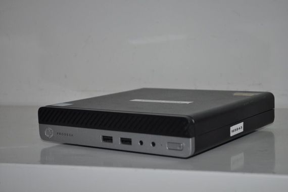 Неттоп HP ProDesk 400 G3 Desktop Mini USFF / Intel Core i5-7500T (4 ядра по 2,7 - 3,3 ГГц) / 16 ГБ DDR4 / 240 ГБ SSD / Intel UHD Graphics 630 / Блок живлення б/в + Подарунок Флеш-пам'ять USB 32 GB | Зображення 2