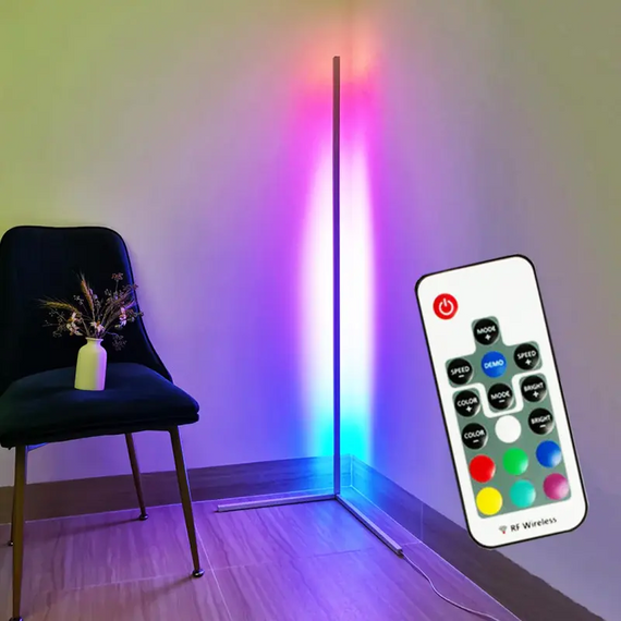 Кутова лампа-торшер RGB STAND 1.2 м з пультом керування, Лампа Moonroo   знижка | Зображення 5