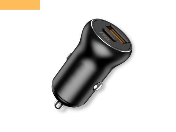 Автомобільний зарядний пристрій XPRO NZ5 PD30W+QC3.0 чорний (23344-01)