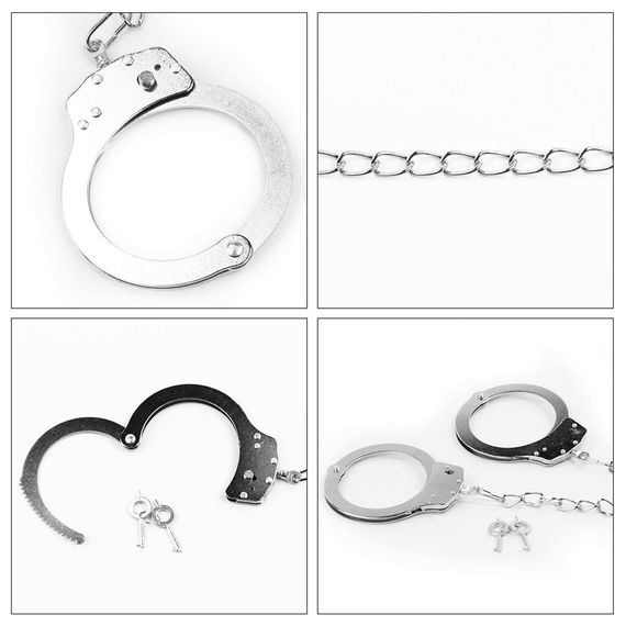 Поножі - Fetish Pleasure Metal Leg Cuffs | Зображення 4