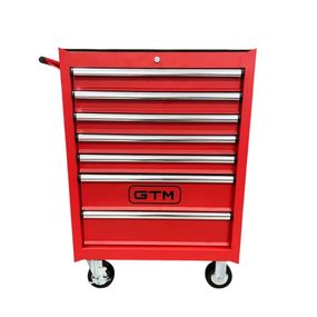 Ящик-тумба для інструментів металевий на колесах GTM TRGL2007