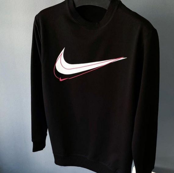 Світшот зима/осінь фліс Nike колір чорний | Зображення 1