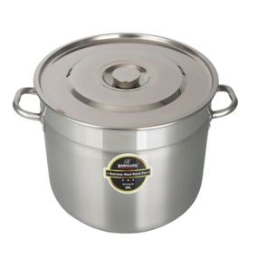 Кастрюля с крышкой Bohmann BH-4124-30 30 л 40х25 см серебристая