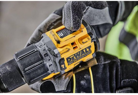 Дрель-шуруповёрт аккумуляторная бесщёточная ударная 90 Нм DeWALT DCD805E1T | Зображення 6
