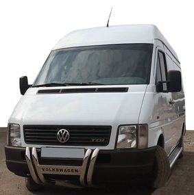 Кенгурятник WT011 (нерж) для Volkswagen LT 1998-2024 рр
