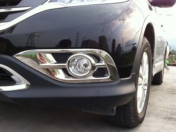 Накладки протитуманки 2012-2015 (2 шт, ABS) для Honda CRV рр