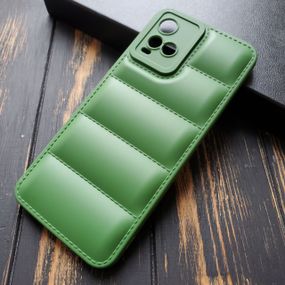 Чохол силіконовий Down Jacket для Vivo Y33s колір Зелений