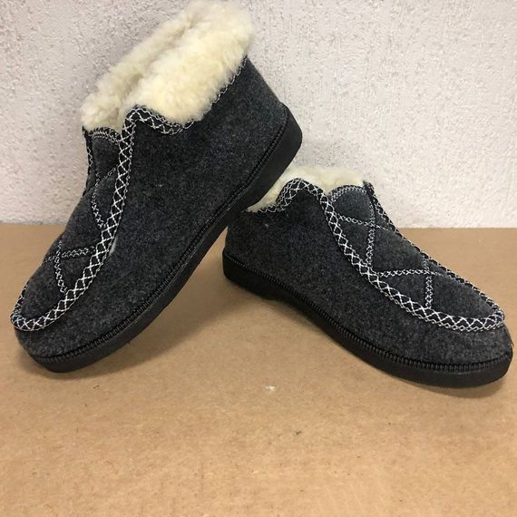 Черевики жіночі хутряні утеплені 39 розмір, Жіночі зимові черевики з повсті, Бурки на хутрі | Зображення 1