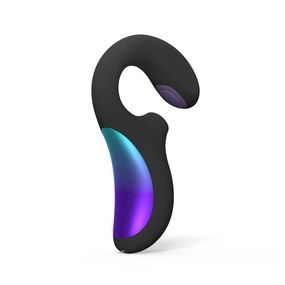 Кліторально-вагінальний звуковий стимулятор LELO Enigma Double Sonic Black