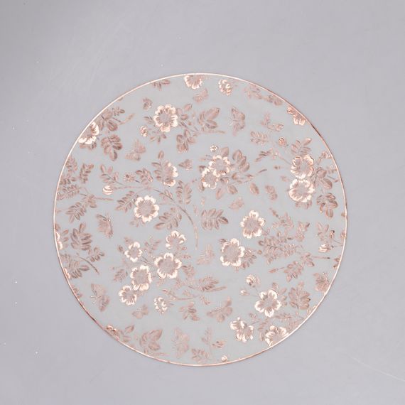 Килимок для сервірування столу Flowers 38 см, бронза HP-36327-12BR