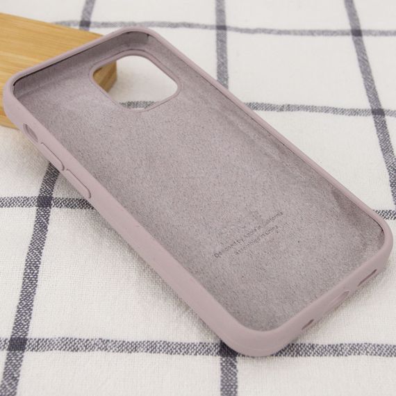 Чохол Silicone Case Full Protective (AA) для Apple iPhone 13 (6.1") Сірий/Lavender | Зображення 2
