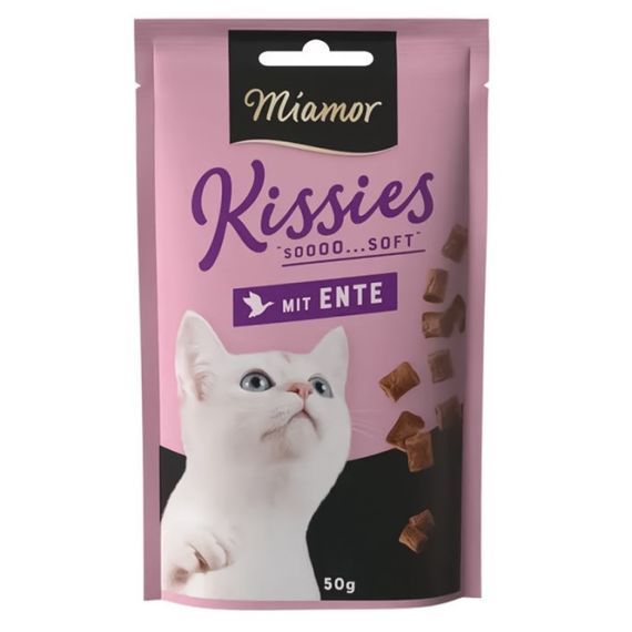 Лакомства для котов с уткой Miamor Kissies Mit Ente, 50 гр