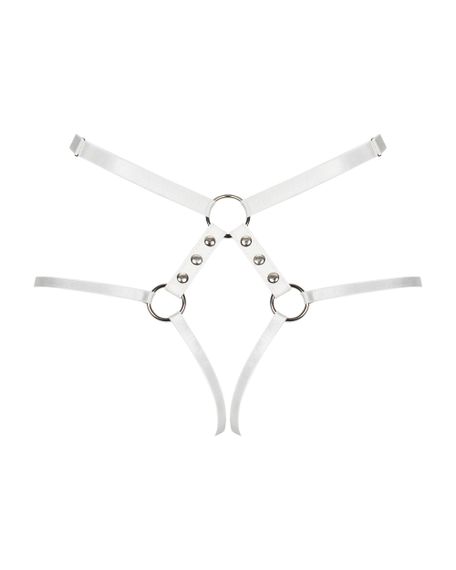 Портупея-трусики Obsessive A758 Білий XL/2XL | Зображення 3