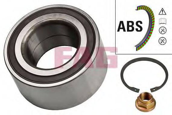 Підшипник маточини FAG 713617450 на HONDA PRELUDE Mk V (BB)