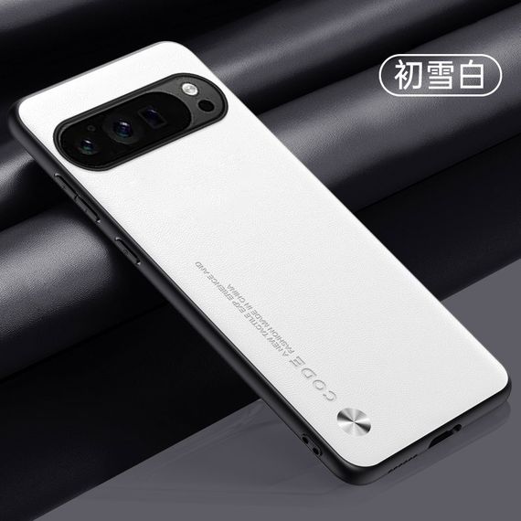 Google Pixel 8 чохол Code Leather білий