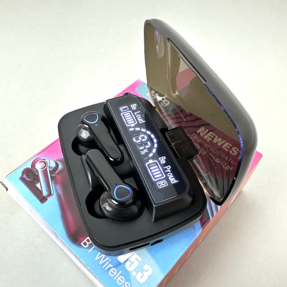 Бездротові навушники M19 series, Digital Indicator, Smart Case (Чорний) | Зображення 1
