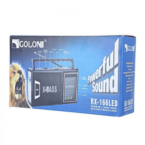 Радіоприймач Golon RX 166 LED | Зображення 4