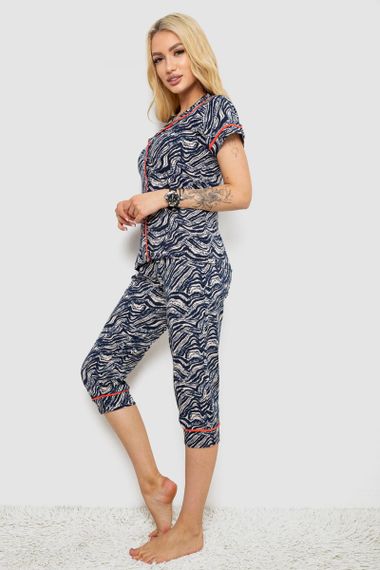 Пижама женская, цвет синий, 243R19011 | Зображення 2