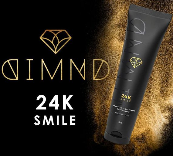 Відбілююча зубна паста для чутливих зубів DIMND 24K Smile 100 мл | Зображення 1