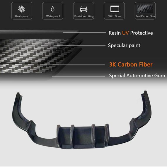 Задний диффузор V1 для F87 M2/M2C, Карбон для BMW 2 серия F22/23 2014-2021 гг | Зображення 9