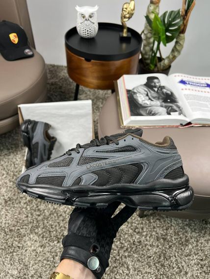 Чоловічі кросівки Lacoste L003 2K24 PRM Grey Black  (текстиль) A4389 43 27,5 | Зображення 7