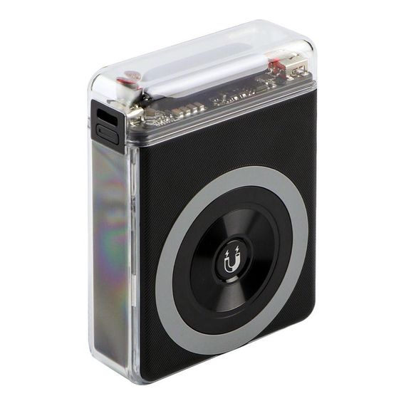 Універсальна Мобільна Батарея Power Bank XO PR226 Mini Transparent Magnetic Absorption 15W 10000mAh Колір | Зображення 5