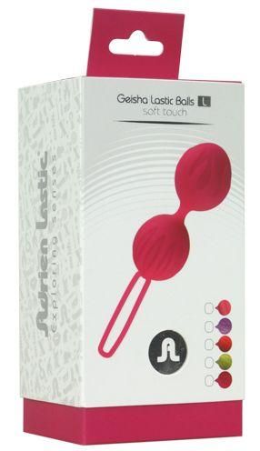 Вагінальні кульки Adrien Lastic Geisha Lastic Balls Mini Pink (S), діаметр 3,4 см, маса 85 г Sex Aura | Зображення 1