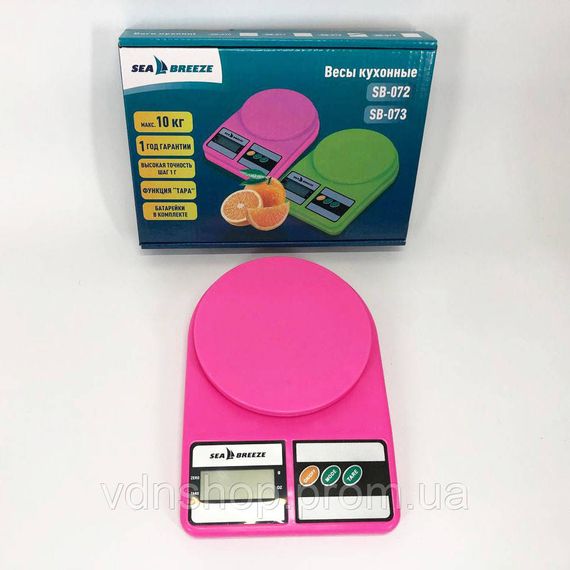 Компактные кухонные весы для удобства приготовления пищи SeaBreeze, Весы настольные ES-80 | Зображення 1