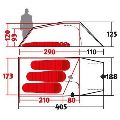 Палатка Wechsel Outpost 3 TL Laurel Oak (231070) (DAS301048) | Зображення 6