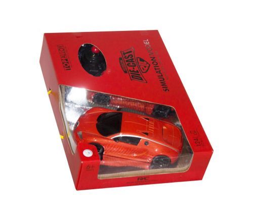 Уценка МАШИНА "BUGATTI" НА РАДИОУПРАВЛЕНИИ JT TOYS (JT0133) порванная слюда, работает от батареек