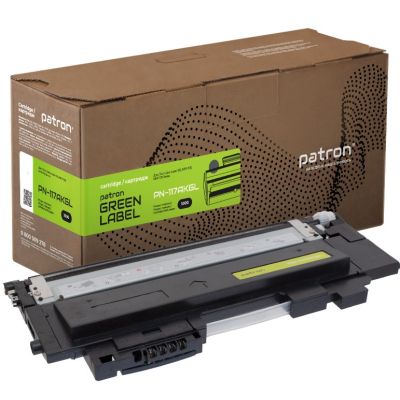 Тонер-картридж Patron HP 117A (W2070A) black Green Label (PN-117AKGL)