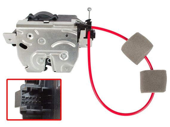 Mercedes S211 (W211 универсал) E-CLASS 03-09 замок задней двери багажника трос 50 см | Зображення 1