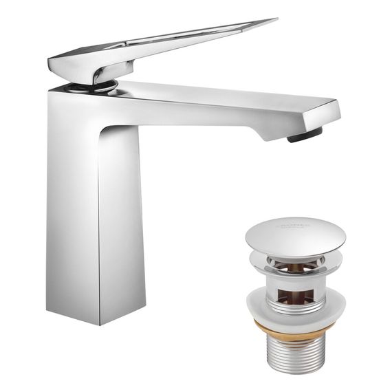 Змішувач для раковини Kroner KRP Ersel - C0110BV з донним клапаном (CV035471)