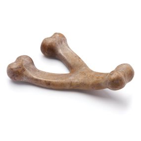 Іграшка для цуценят зі смаком бекону Benebone Puppy Wishbone Bacon, 18 см
